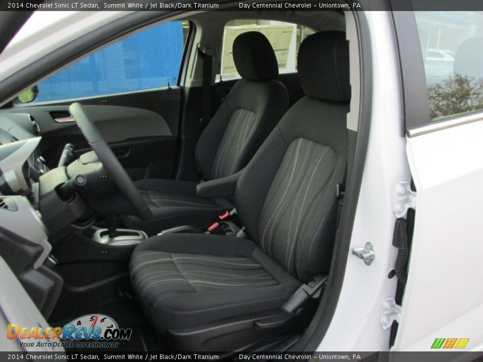 2014 Chevrolet Sonic LT Sedan Summit White / Jet Black/Dark Titanium Photo #11