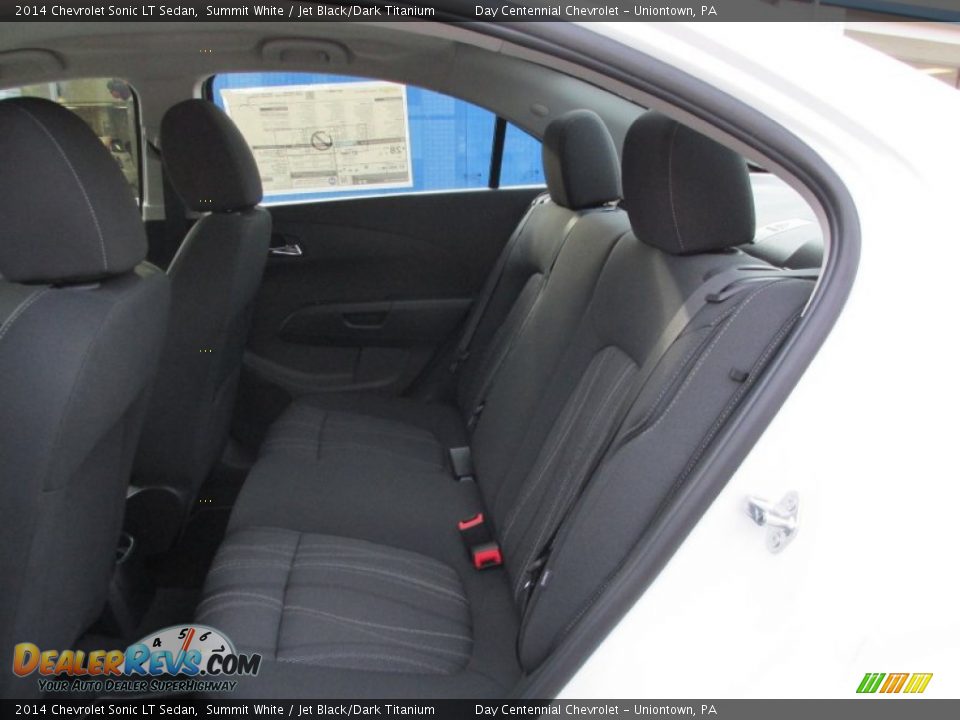 2014 Chevrolet Sonic LT Sedan Summit White / Jet Black/Dark Titanium Photo #12
