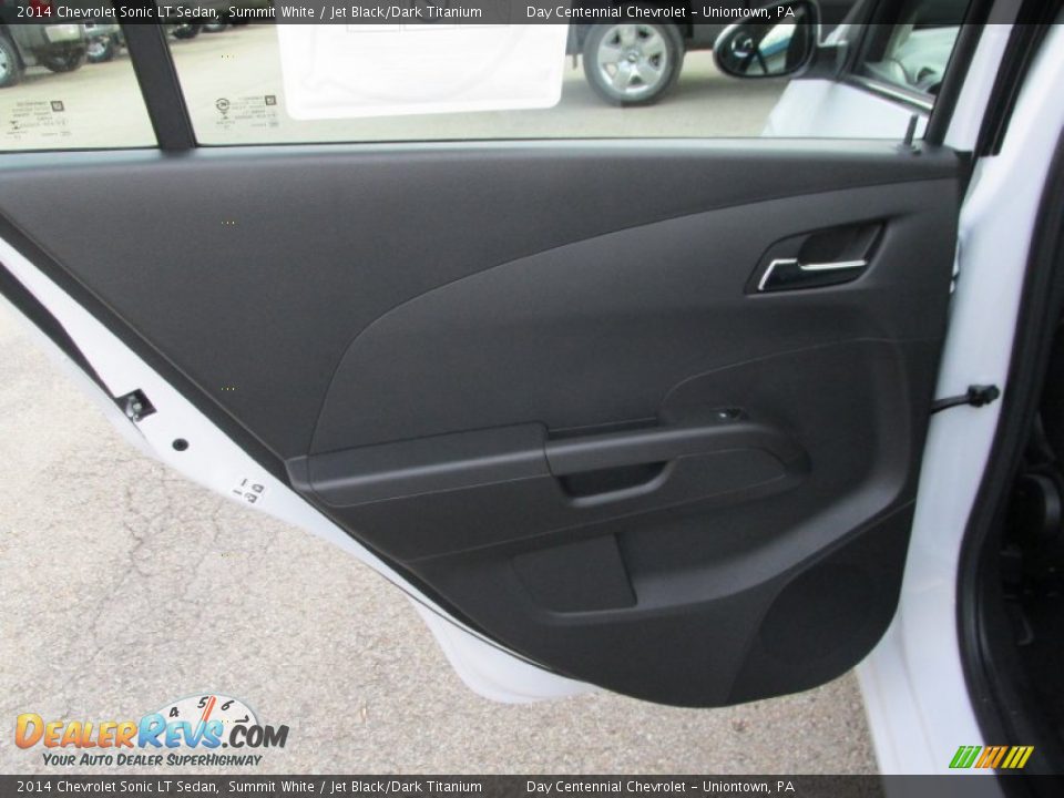 2014 Chevrolet Sonic LT Sedan Summit White / Jet Black/Dark Titanium Photo #13