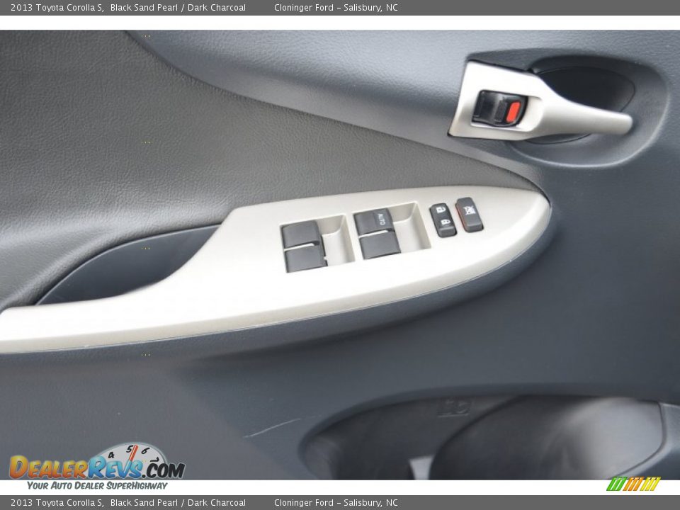 2013 Toyota Corolla S Black Sand Pearl / Dark Charcoal Photo #8