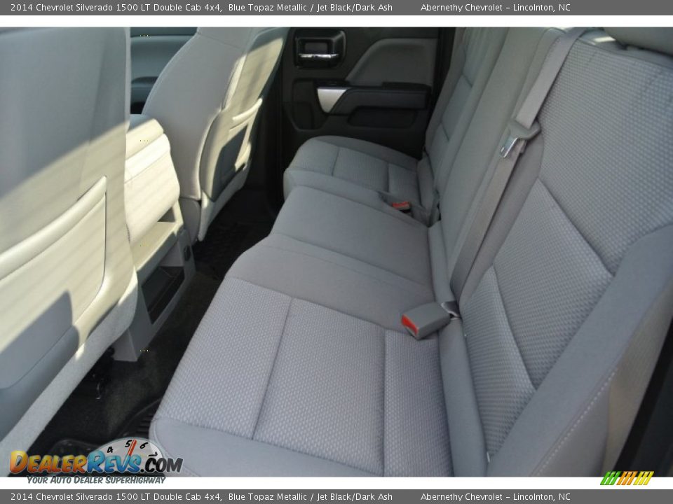 2014 Chevrolet Silverado 1500 LT Double Cab 4x4 Blue Topaz Metallic / Jet Black/Dark Ash Photo #14