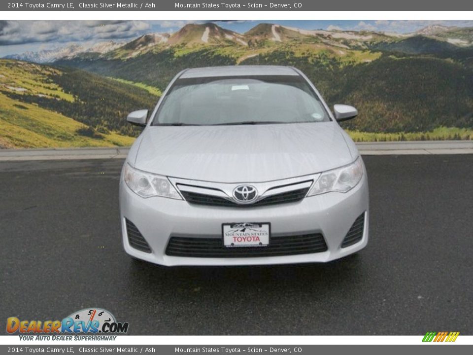 2014 Toyota Camry LE Classic Silver Metallic / Ash Photo #2