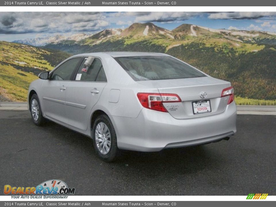 2014 Toyota Camry LE Classic Silver Metallic / Ash Photo #3