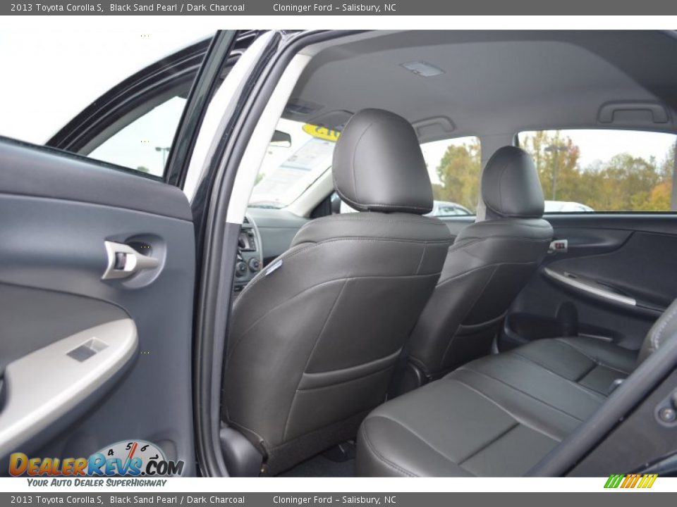 2013 Toyota Corolla S Black Sand Pearl / Dark Charcoal Photo #11