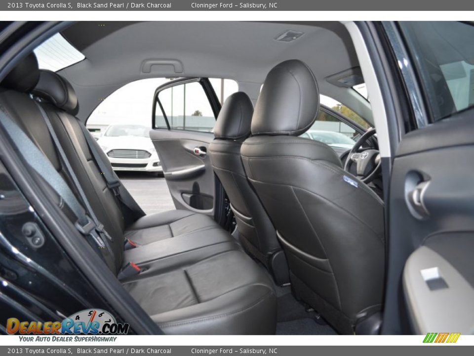 2013 Toyota Corolla S Black Sand Pearl / Dark Charcoal Photo #12