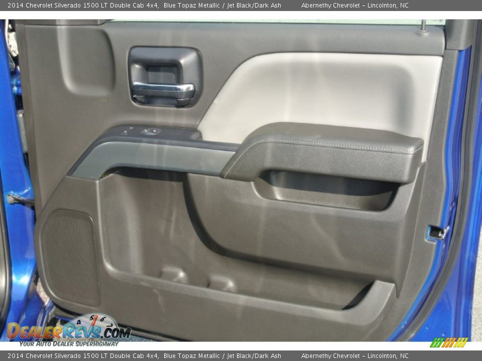2014 Chevrolet Silverado 1500 LT Double Cab 4x4 Blue Topaz Metallic / Jet Black/Dark Ash Photo #17