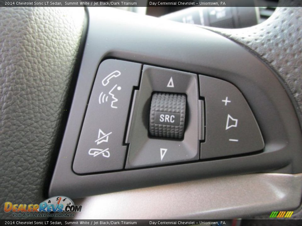 2014 Chevrolet Sonic LT Sedan Summit White / Jet Black/Dark Titanium Photo #18