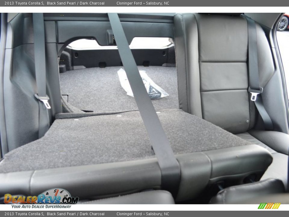 2013 Toyota Corolla S Black Sand Pearl / Dark Charcoal Photo #13