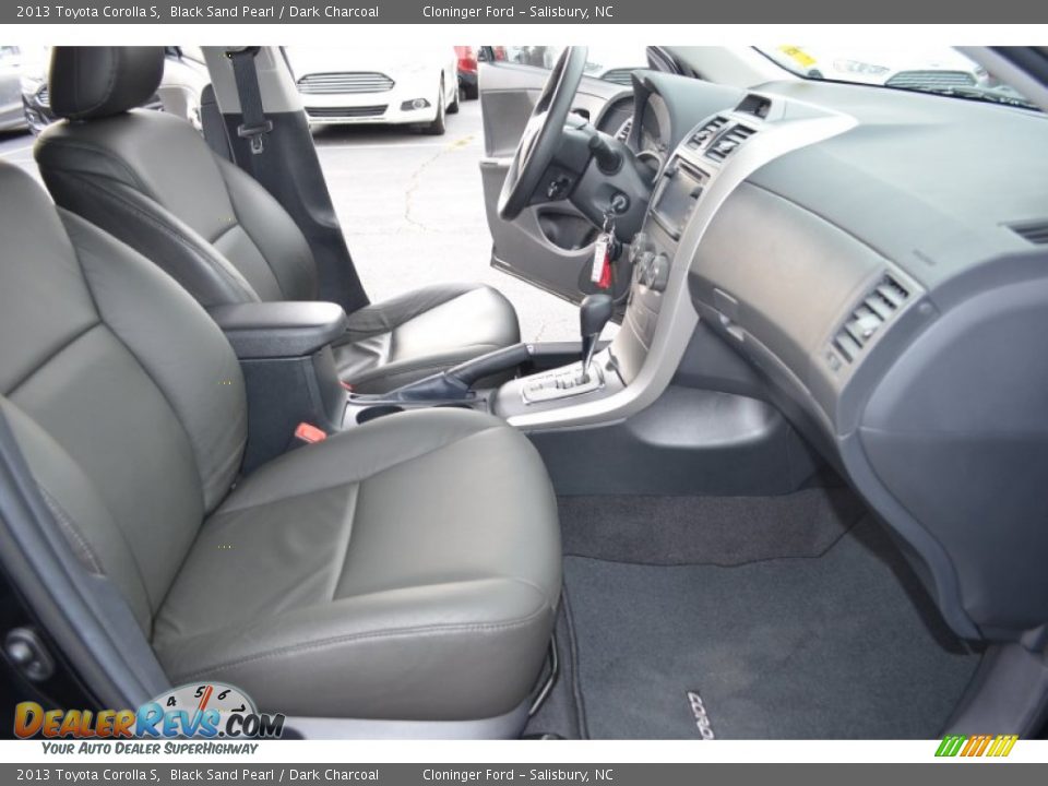 2013 Toyota Corolla S Black Sand Pearl / Dark Charcoal Photo #14