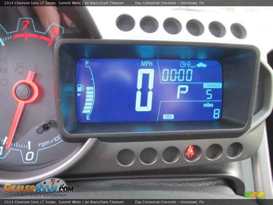 2014 Chevrolet Sonic LT Sedan Summit White / Jet Black/Dark Titanium Photo #20