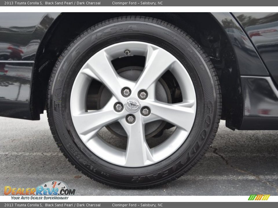 2013 Toyota Corolla S Black Sand Pearl / Dark Charcoal Photo #19