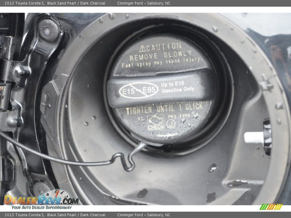 2013 Toyota Corolla S Black Sand Pearl / Dark Charcoal Photo #22