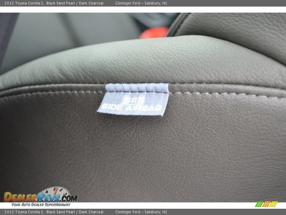 2013 Toyota Corolla S Black Sand Pearl / Dark Charcoal Photo #25