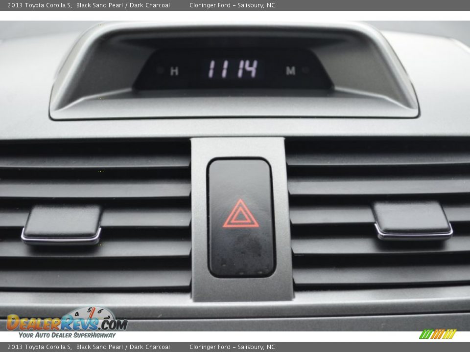 2013 Toyota Corolla S Black Sand Pearl / Dark Charcoal Photo #26