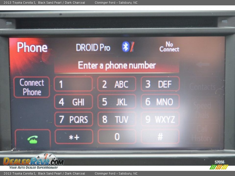 2013 Toyota Corolla S Black Sand Pearl / Dark Charcoal Photo #29