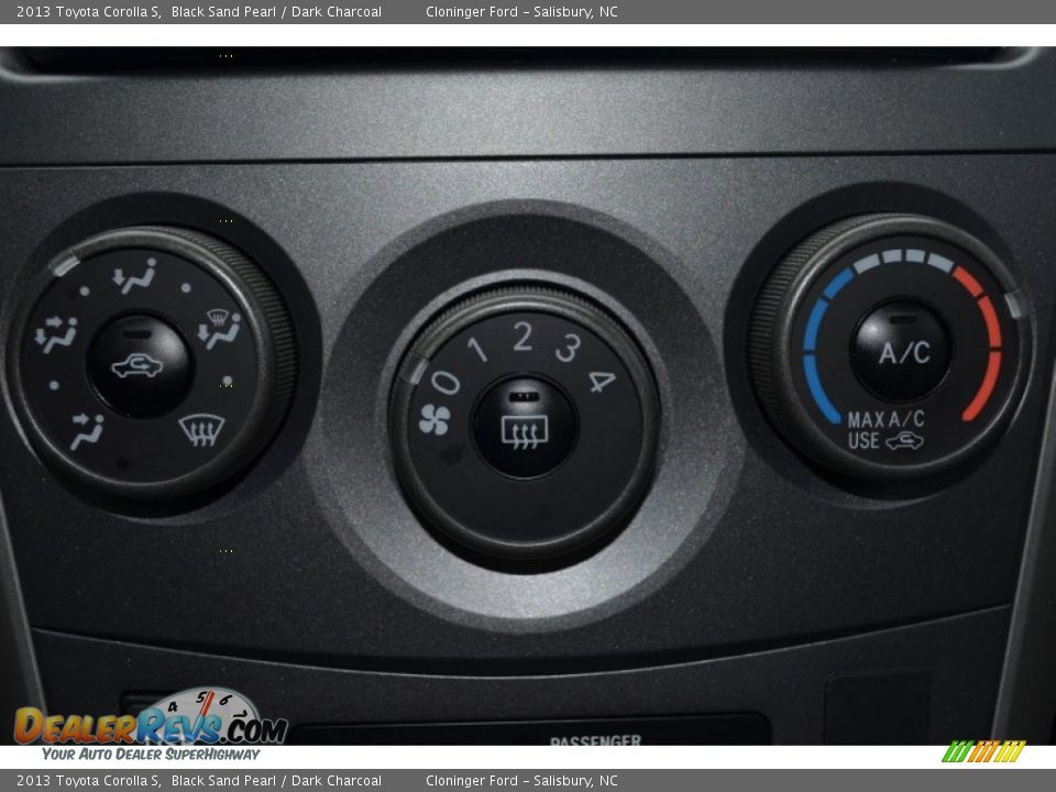 2013 Toyota Corolla S Black Sand Pearl / Dark Charcoal Photo #30
