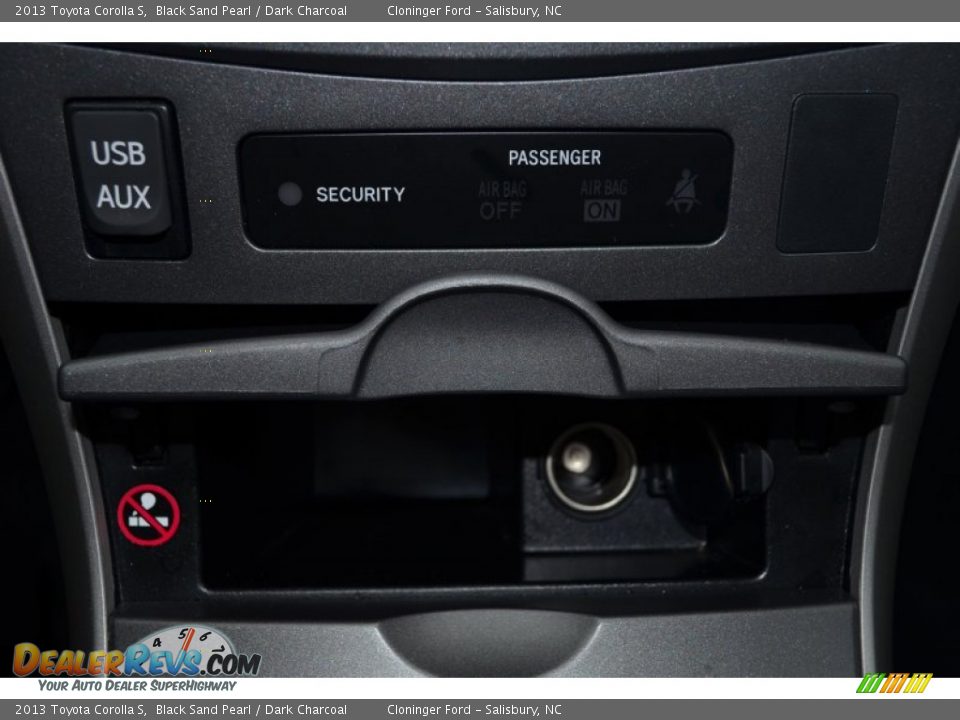 2013 Toyota Corolla S Black Sand Pearl / Dark Charcoal Photo #31