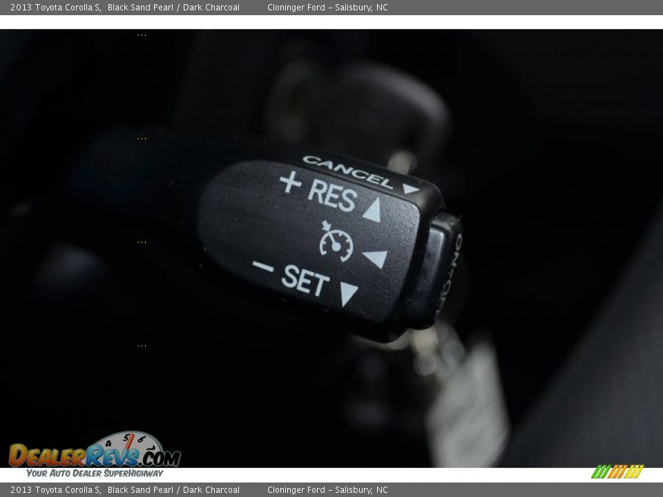 2013 Toyota Corolla S Black Sand Pearl / Dark Charcoal Photo #34