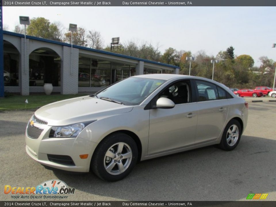 2014 Chevrolet Cruze LT Champagne Silver Metallic / Jet Black Photo #1