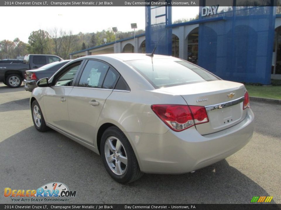 2014 Chevrolet Cruze LT Champagne Silver Metallic / Jet Black Photo #4