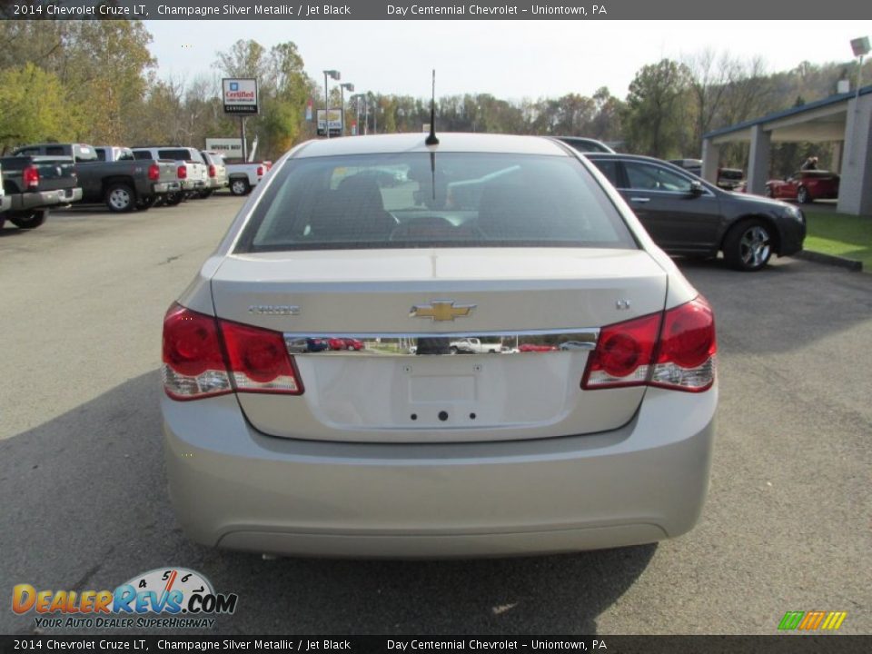2014 Chevrolet Cruze LT Champagne Silver Metallic / Jet Black Photo #5