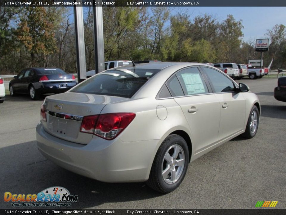 2014 Chevrolet Cruze LT Champagne Silver Metallic / Jet Black Photo #6