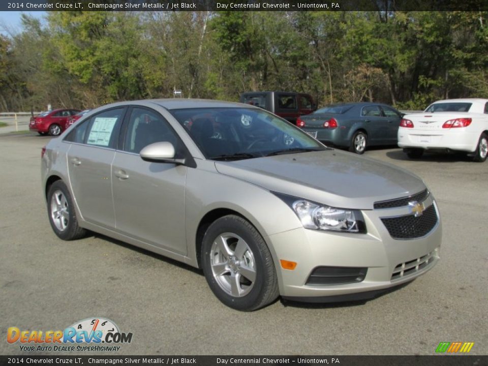 2014 Chevrolet Cruze LT Champagne Silver Metallic / Jet Black Photo #8