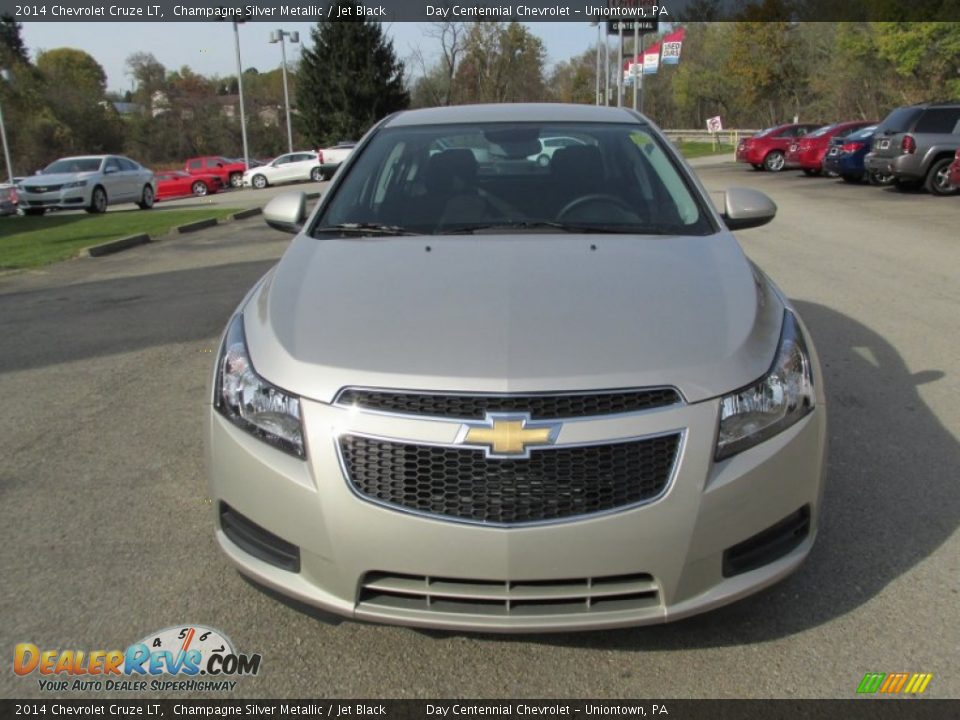 2014 Chevrolet Cruze LT Champagne Silver Metallic / Jet Black Photo #9