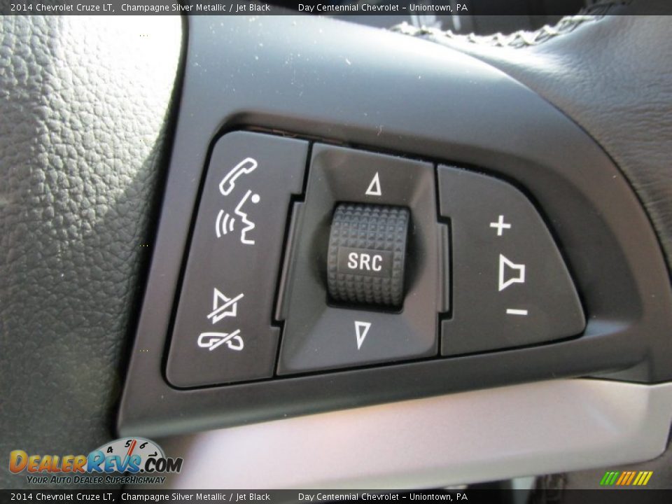 2014 Chevrolet Cruze LT Champagne Silver Metallic / Jet Black Photo #18