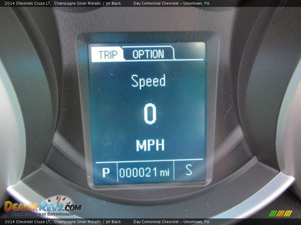 2014 Chevrolet Cruze LT Champagne Silver Metallic / Jet Black Photo #20