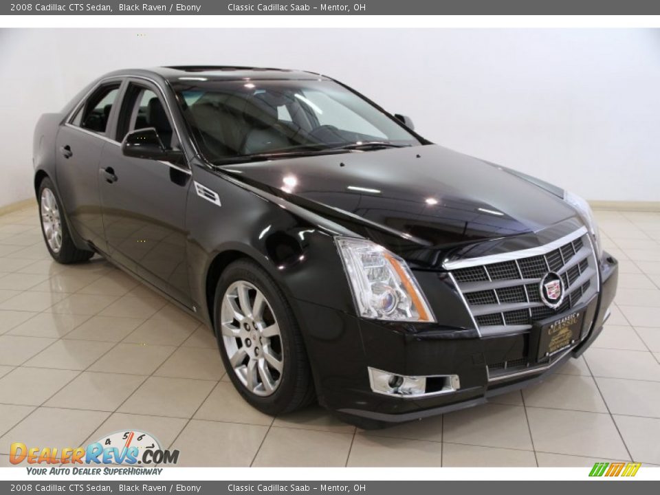2008 Cadillac CTS Sedan Black Raven / Ebony Photo #1