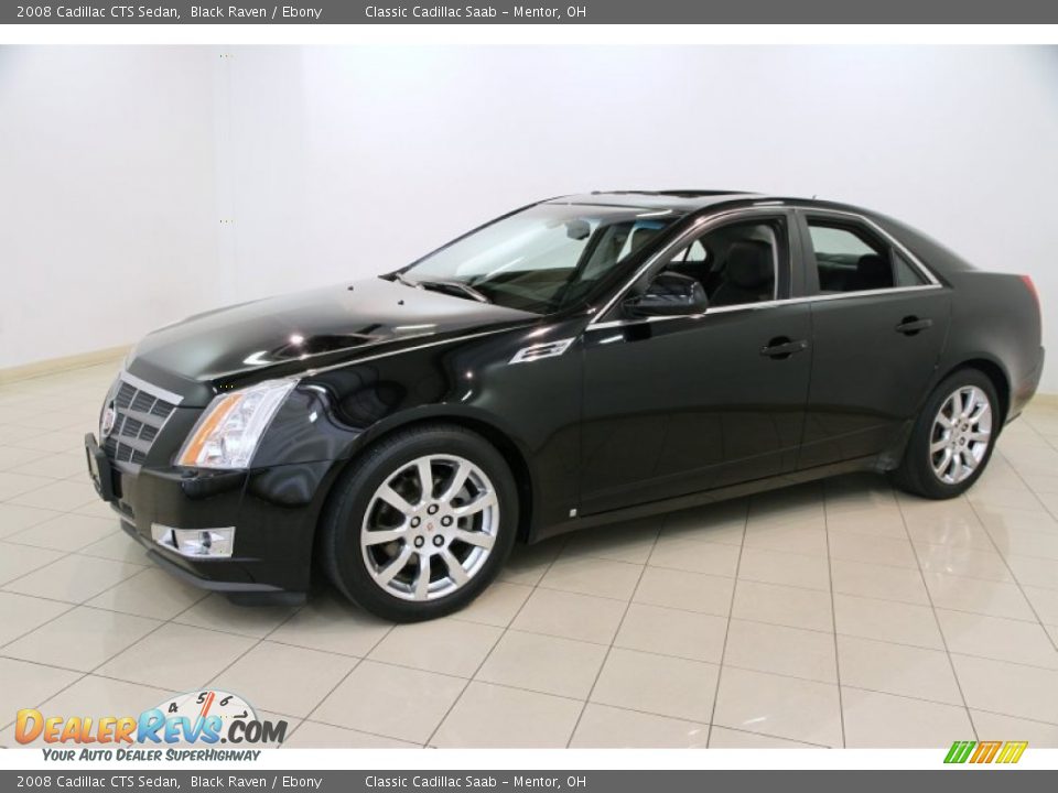 2008 Cadillac CTS Sedan Black Raven / Ebony Photo #3