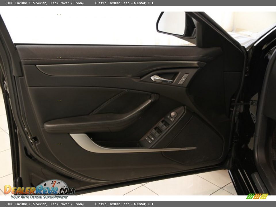 2008 Cadillac CTS Sedan Black Raven / Ebony Photo #4