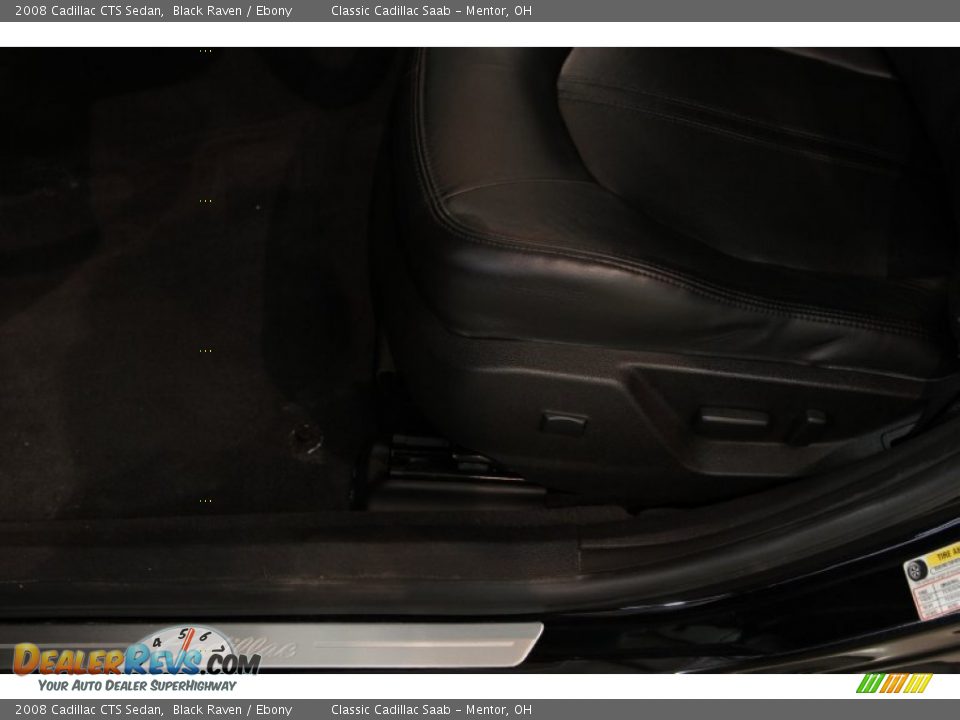 2008 Cadillac CTS Sedan Black Raven / Ebony Photo #5