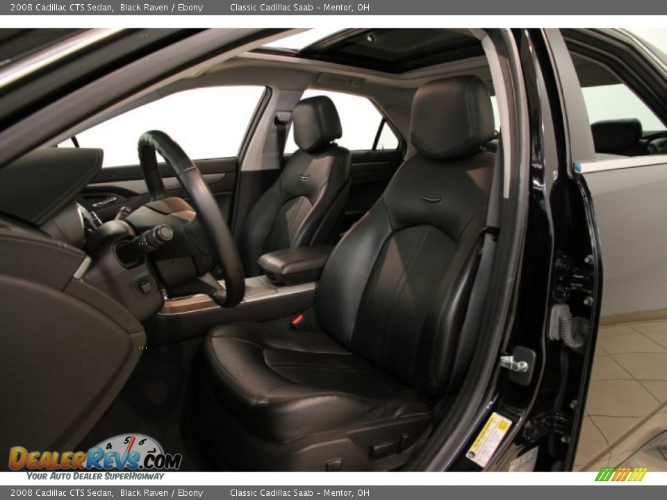 2008 Cadillac CTS Sedan Black Raven / Ebony Photo #6