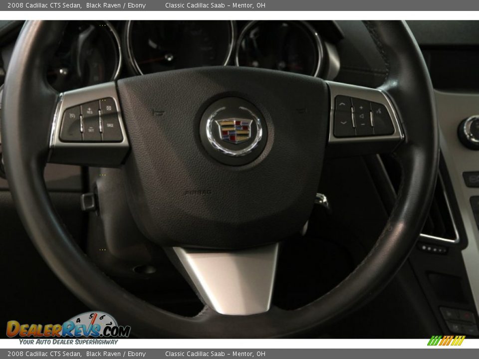 2008 Cadillac CTS Sedan Black Raven / Ebony Photo #8