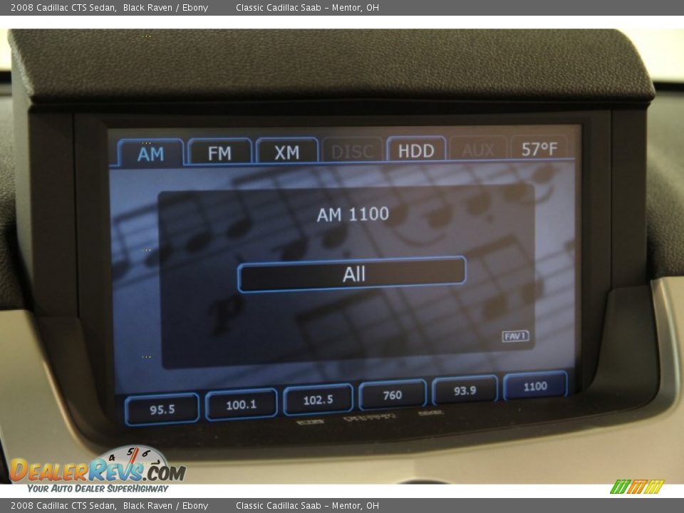 2008 Cadillac CTS Sedan Black Raven / Ebony Photo #13