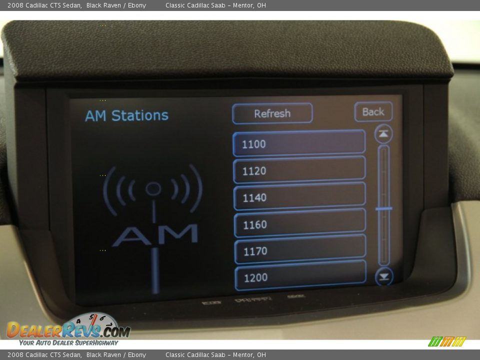 2008 Cadillac CTS Sedan Black Raven / Ebony Photo #14