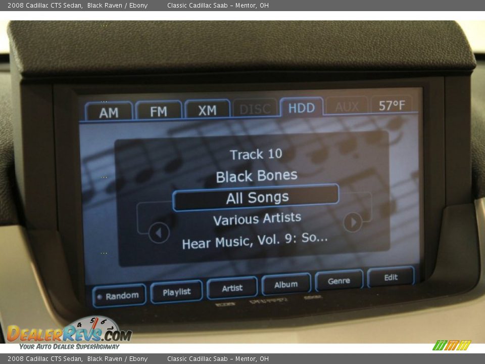 2008 Cadillac CTS Sedan Black Raven / Ebony Photo #15