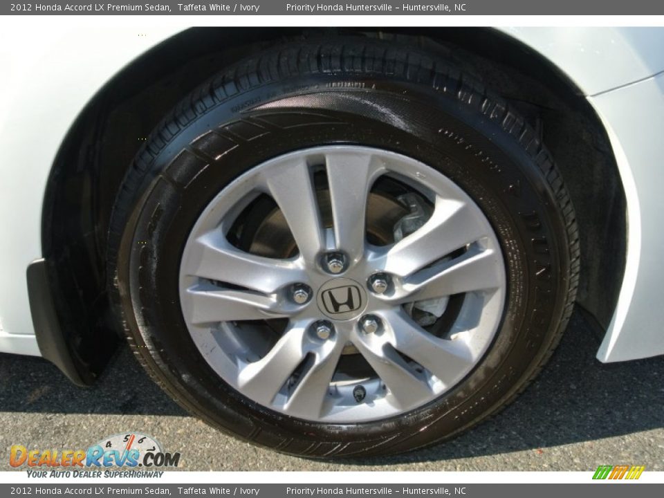2012 Honda Accord LX Premium Sedan Taffeta White / Ivory Photo #22
