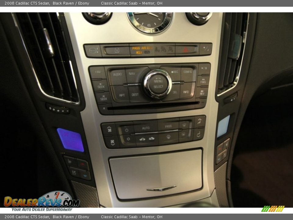 2008 Cadillac CTS Sedan Black Raven / Ebony Photo #19