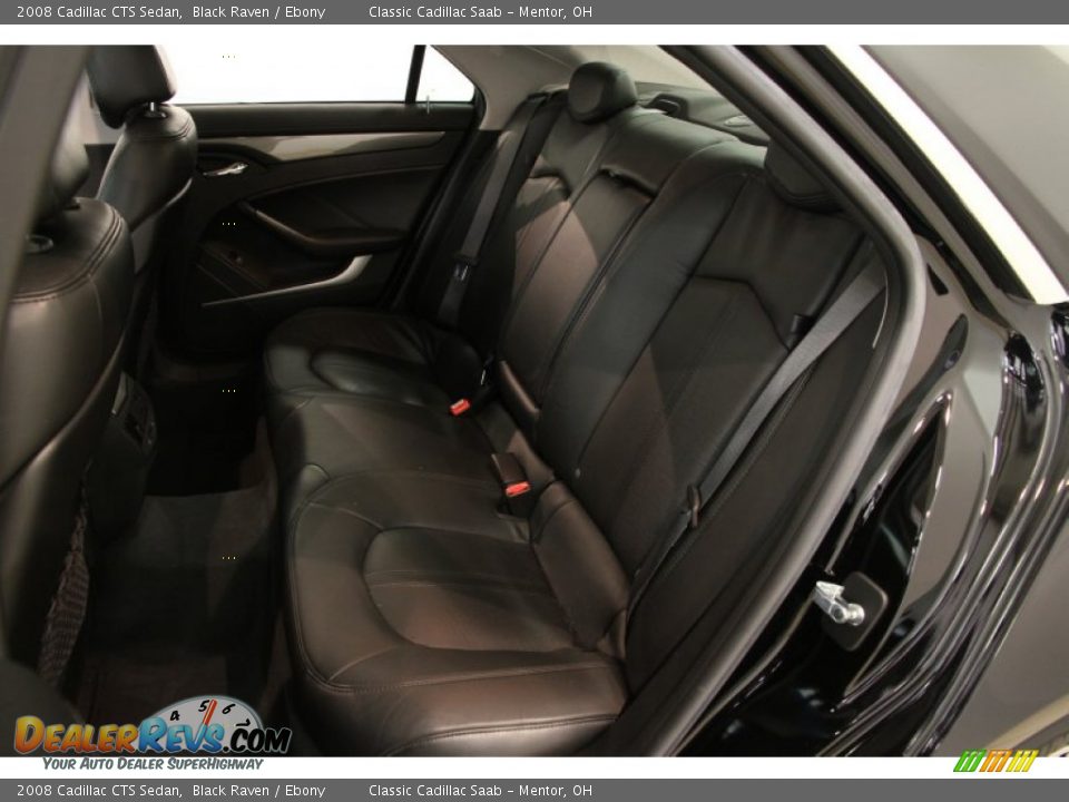 2008 Cadillac CTS Sedan Black Raven / Ebony Photo #24