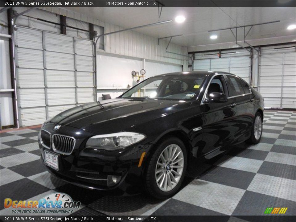 2011 BMW 5 Series 535i Sedan Jet Black / Black Photo #3
