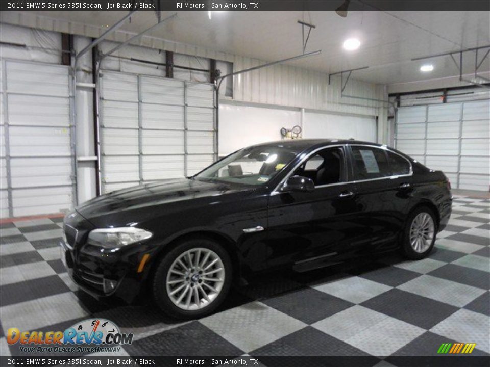 2011 BMW 5 Series 535i Sedan Jet Black / Black Photo #4