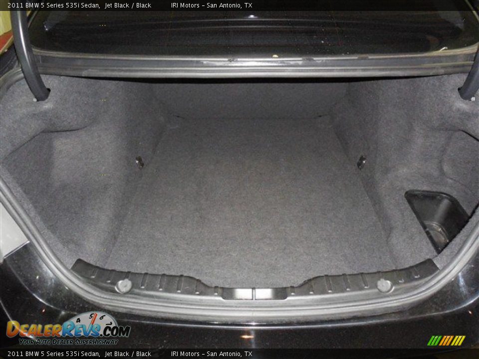 2011 BMW 5 Series 535i Sedan Jet Black / Black Photo #21
