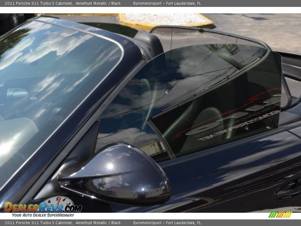 2011 Porsche 911 Turbo S Cabriolet Amethyst Metallic / Black Photo #23