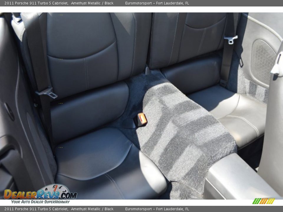 2011 Porsche 911 Turbo S Cabriolet Amethyst Metallic / Black Photo #29