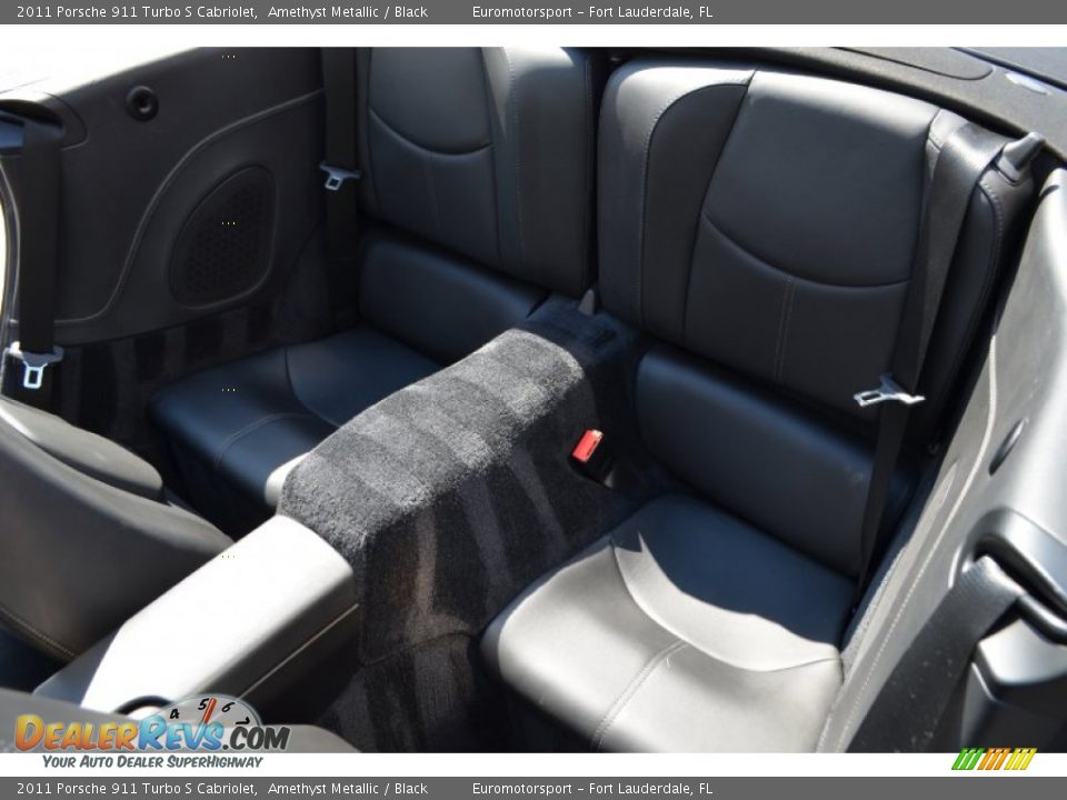 2011 Porsche 911 Turbo S Cabriolet Amethyst Metallic / Black Photo #33