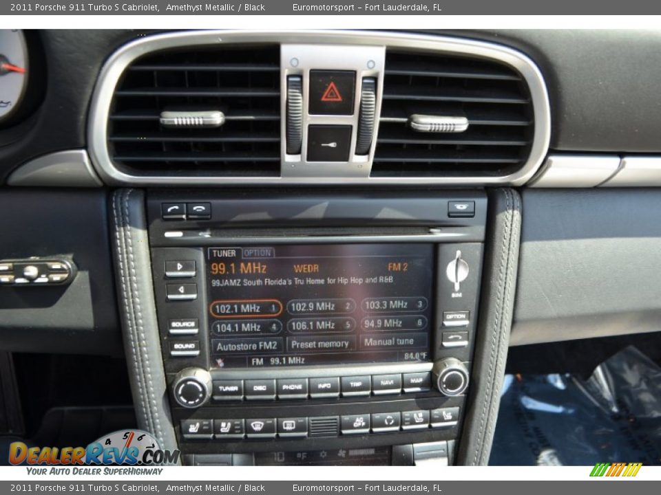 2011 Porsche 911 Turbo S Cabriolet Amethyst Metallic / Black Photo #36