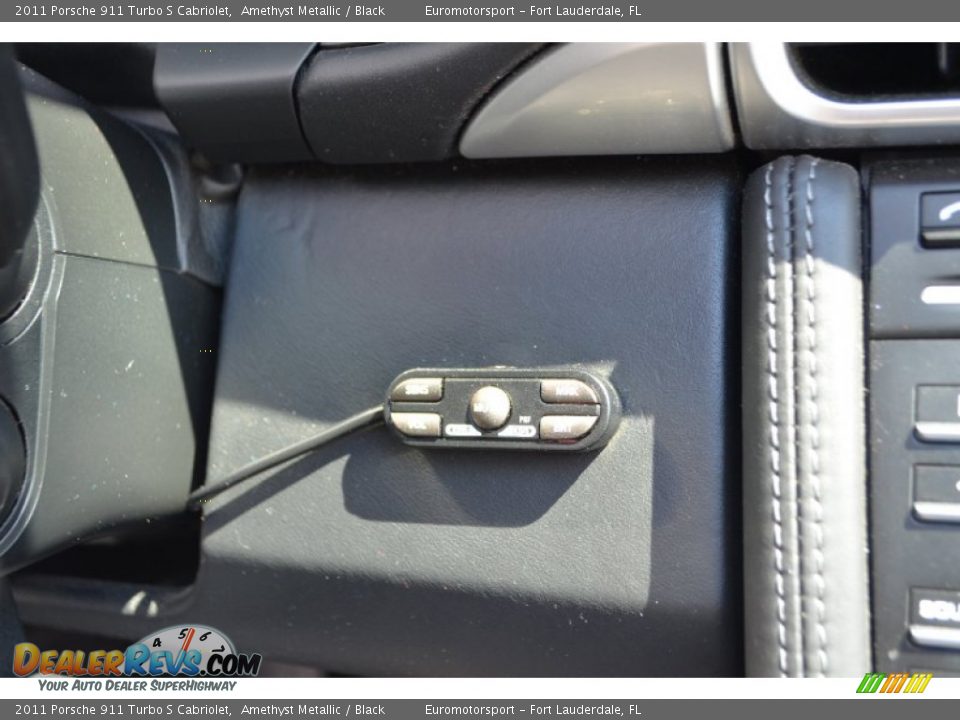 2011 Porsche 911 Turbo S Cabriolet Amethyst Metallic / Black Photo #38